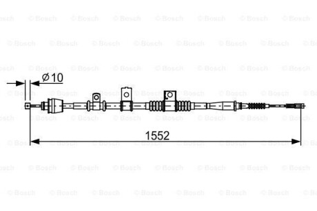 Spare part - (597602F100, 597602F200) BOSCH 1987482620