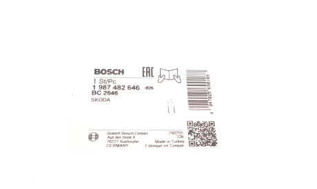 Фото 2 - Трос ручного гальма BOSCH 1 987 482 646 (1987482646)