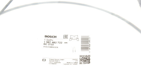 Фото 2 - Трос ручного тормоза BOSCH 1 987 482 722 (1987482722)