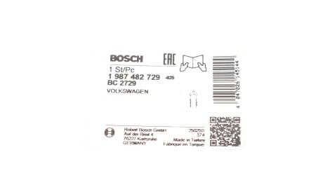 Фото 2 - Трос ручного гальма BOSCH 1987482729