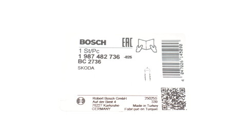 Фото 2 - Трос ручного тормоза BOSCH 1 987 482 736 (1987482736)