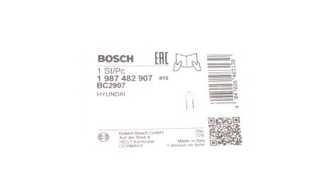 Фото 2 - Трос ручного гальма BOSCH 1 987 482 907 (1987482907)