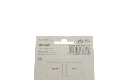 Фото 2 - Запобіжник BOSCH 1 987 529 038 (1987529038)