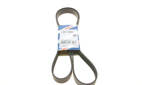 Ремінь поліклиновий 7PK1800 7 ребер 1800 мм (Land Rover) - BOSCH 1 987 945 706