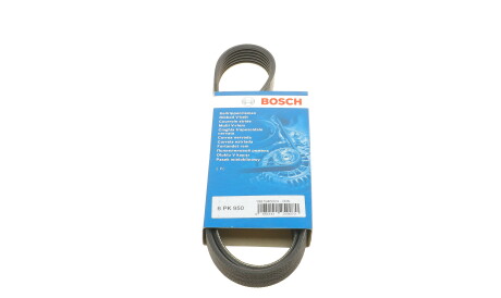 Ремень поликлиновый 6PK950 6 ребер 950 мм (Fiat Audi Seat Peugeot Volkswagen Nissan Honda) - (119204F105, 31110P5K003) BOSCH 1 987 946 024