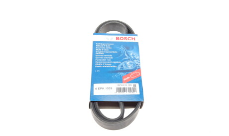 Ремень поликлиновый 6PK1029 6 ребер 1029 мм (Ford) - (1740957, 1809955, BV2Q6D314AB) BOSCH 1 987 946 143