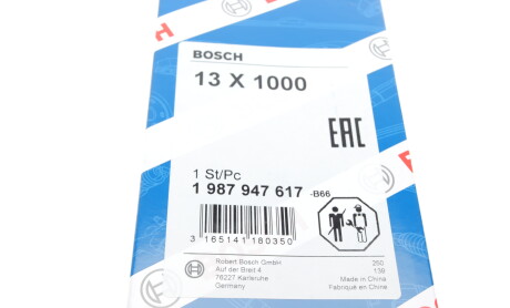 Фото 6 - Ремінь приводний BOSCH 1 987 947 617 (1987947617)