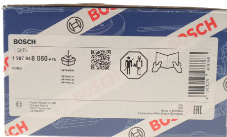 Фото 6 - Комплект ременя ГРМ BOSCH 1 987 948 050 (1987948050)