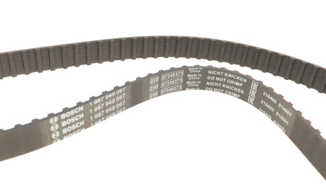 Фото 2 - Ремінь ГРМ BOSCH 1 987 949 067 (1987949067)