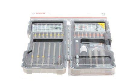 Набор бит и головок, 2 магнитных держателя, 14, 43 пр. - BOSCH 2 607 017 164