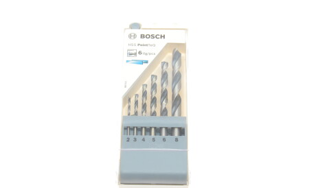 Набір свердл HSS PointTeQ Ø2-8 мм 5 од. - BOSCH 2 608 577 346