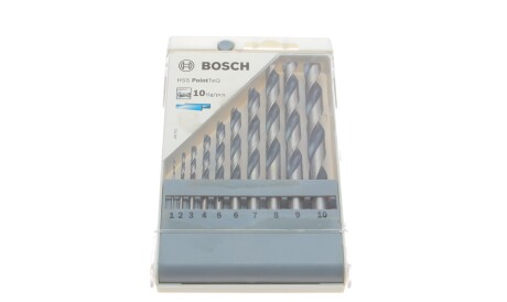 Набір свердл HSS PointTeQ Ø1-10 мм 10 од. - BOSCH 2 608 577 348