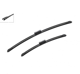 Щітка склоочисника безкаркасна передн із спойлером (2шт) Aerotwin 600/425мм GEELY BOYUE PRO LYNK & CO 02 09.19- - BOSCH 3397014744