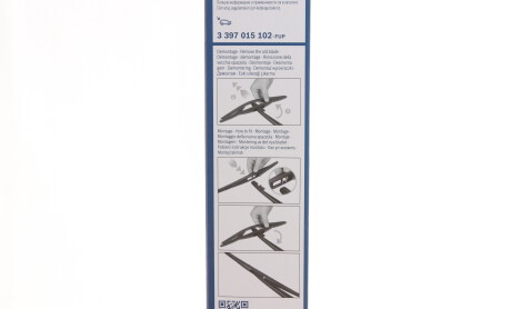 Фото 10 - Дворник (щетка стеклоочистителя) BOSCH 3 397 015 102 (3397015102)