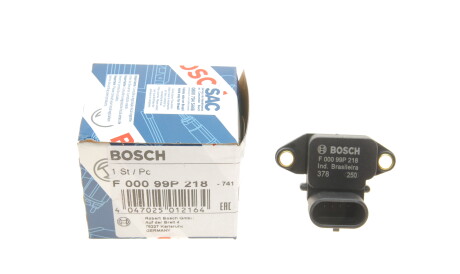Фото 2 - Датчик тиску наддуву BOSCH F 000 99P 218 (F00099P218)