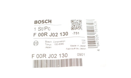 Фото 2 - Форсунка паливна BOSCH F 00R J02 130 (F00RJ02130)