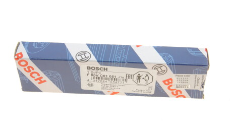 Фото 3 - Форсунка топливная BOSCH F 00V C01 051 (F00VC01051)