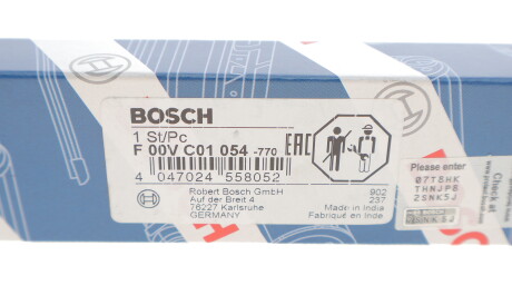 Фото 3 - Форсунка паливна BOSCH F 00V C01 054 (F00VC01054)