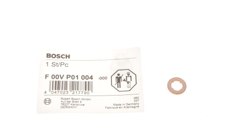 Ущільнювальне кільце - (059130519, JDE37061, 338183A000) BOSCH F 00V P01 004