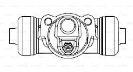 Гальмівний циліндр - ((441003W40A, 441003W400)) BOSCH F026002386