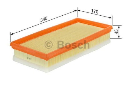 Повітряний фільтр - BOSCH F 026 400 112