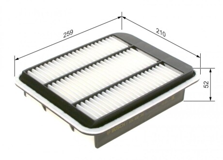 Фото 5 - Повітряний фільтр BOSCH F026400208