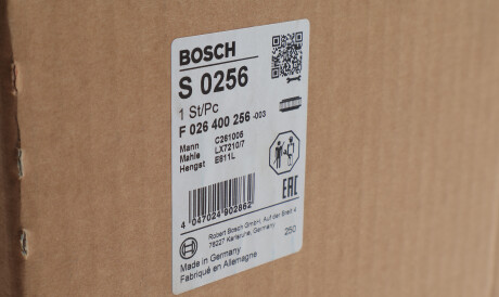 Фото 2 - Повітряний фільтр BOSCH F 026 400 256 (F026400256)
