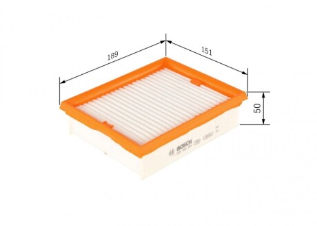Фото 5 - Повітряний фільтр BOSCH F026400304