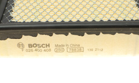 Фото 3 - Повітряний фільтр BOSCH F 026 400 408 (F026400408)
