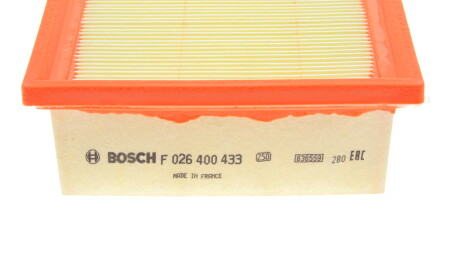Фото 3 - Повітряний фільтр BOSCH F 026 400 433 (F026400433)
