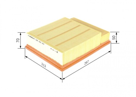 Фото 5 - Повітряний фільтр BOSCH F 026 400 437 (F026400437)