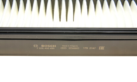 Фото 3 - Повітряний фільтр BOSCH F 026 400 495 (F026400495)