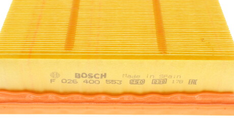 Фото 3 - Повітряний фільтр BOSCH F 026 400 553 (F026400553)