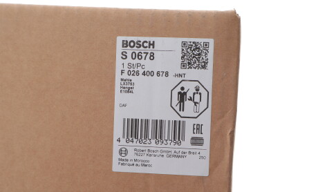 Фото 3 - Воздушный фильтр BOSCH F026400678
