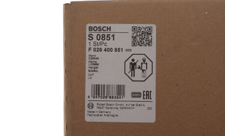 Фото 2 - Автозапчасть BOSCH F026400851