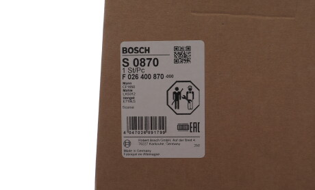 Фото 2 - Автозапчастина BOSCH F026400870