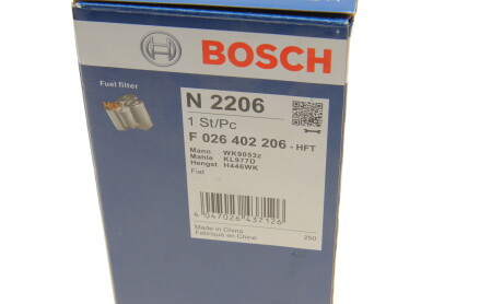 Фото 6 - Топливный фильтр BOSCH F 026 402 206 (F026402206)