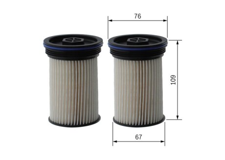 Filtr paliwa kpl.2szt - ((42592178, 4820771, 95135912)) BOSCH F026402353