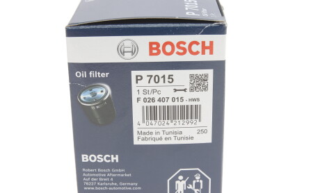 Фото 6 - Масляний фільтр BOSCH F 026 407 015 (F026407015)