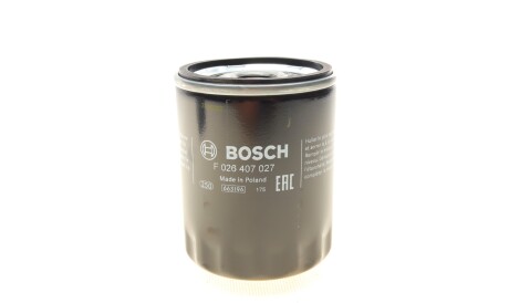 Фото 3 - Масляный фильтр BOSCH F 026 407 027 (F026407027)