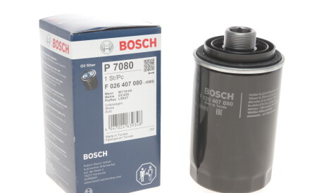 Масляный фильтр - (06J115403Q, 06H115403, 06H115561) BOSCH F 026 407 080