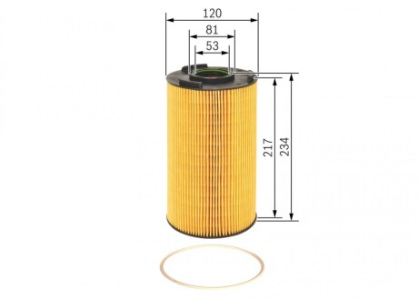 Фото 5 - Масляный фильтр BOSCH F 026 407 201 (F026407201)