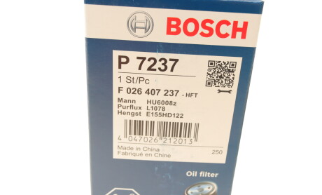 Фото 6 - Масляный фильтр BOSCH F 026 407 237 (F026407237)