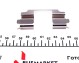 Комплект тормозных колодок - ((4G0698451A, 4G0698451B, 4G0698451C, 4G0698451H, 4G0698451J)) BRECK 25214 00 554 10 (фото 3)