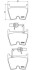 Миниатюра изображения 2 - Тормозные колодки BREMBO 07B31401