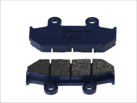 Гальмівні колодки передн, призначення: шосейне, матеріал: кераміка / карбон-9, 46,1x88,2x10,5мм CAGIVA CANYON, ELEFANT HONDA CB, CBR, CD, GL, NV, NX, VFR, VLX, VT, XL, XRV 125-1500 1986-2000 - BREMBO 07HO3509