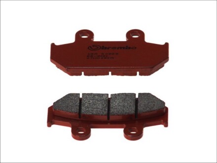 Гальмівні колодки передн, призначення: шосейне, матеріал: агломерат-SA, 46,1x88,2x10,5мм CAGIVA CANYON, ELEFANT HONDA CB, CBR, CD, GL, NV, NX, VFR, VLX, VT, XL, XRV 125-1500 1986-2000 - BREMBO 07HO35SA