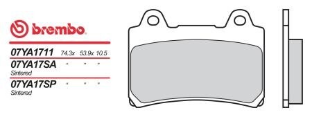 Фото 2 - Автозапчастина BREMBO 07YA17SP