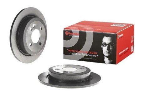 Тормозной диск задний Mini (R50, R53, R52), (R56), (R57), (R58), (R59), Clubman (R55, R55) - BREMBO 08.9163.21