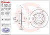 Тормозной диск задний OPEL ASTRA H 05- - (93184247, 569122) BREMBO 08.D080.11 (фото 1)